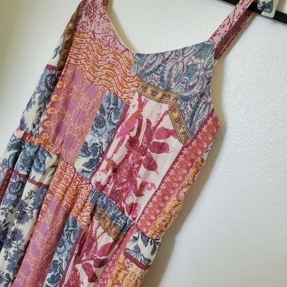 Lane Bryant Multicolor Patchwork Midi Dress - Picture 5 of 16